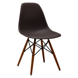 Vitra Eames DSW 43cm Side Chair Mauve Grey / Light Maple